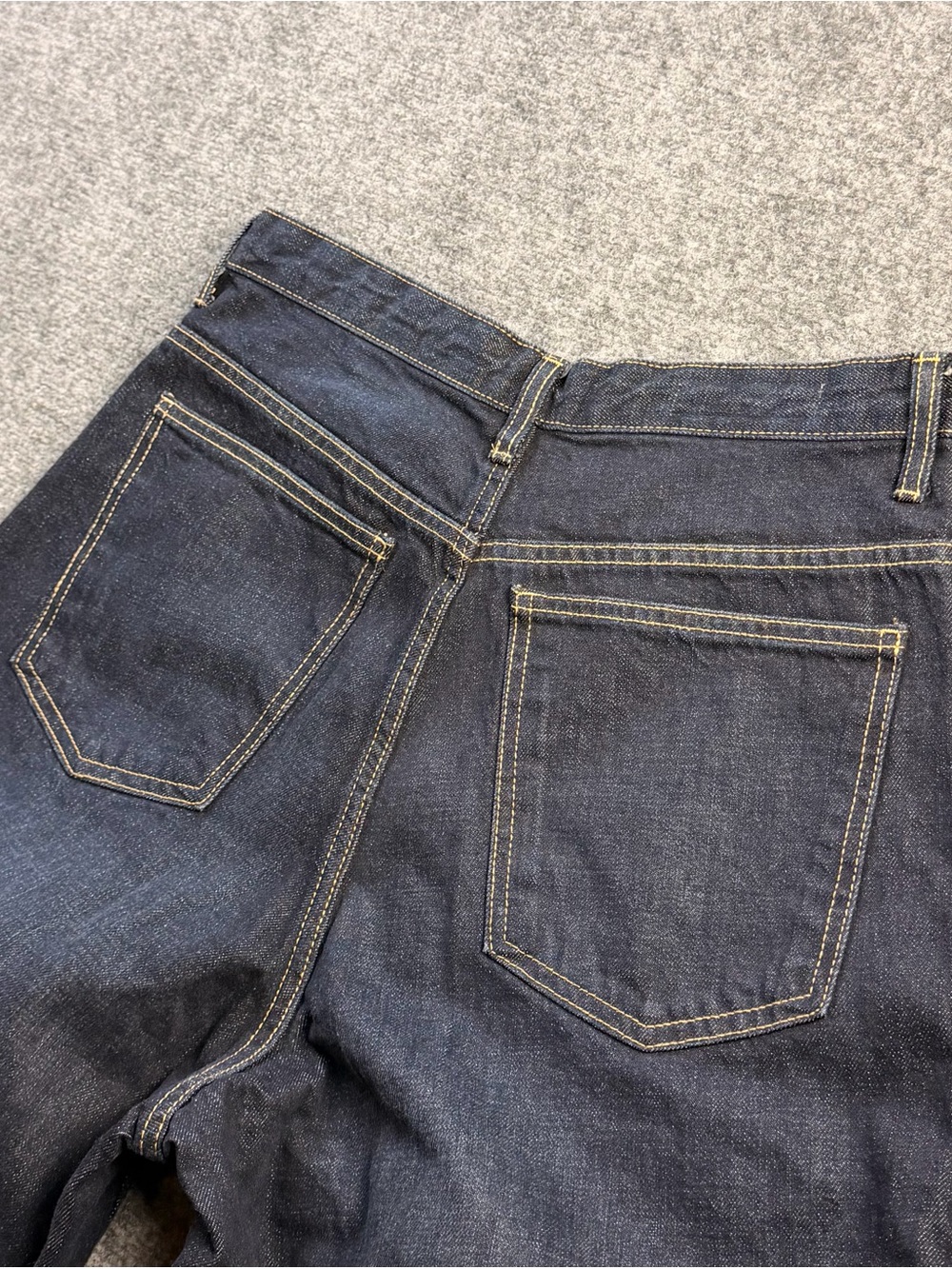Zara Women’s Size 10 Asymmetrical Crossover Waist Wide Leg Dark Wash Jeans - Picture 6 of 14